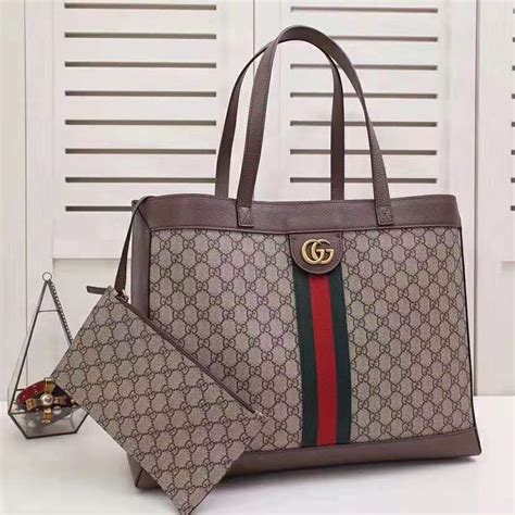 gucci large tote fabric|gucci unisex tote.